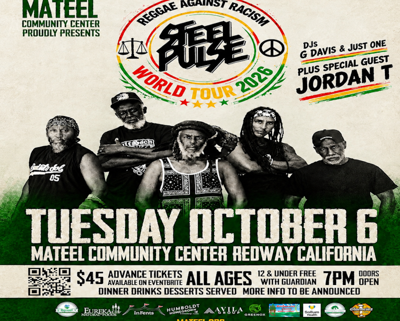 Mateel Community Center Presents: Steel Pulse Oct. 6th 2026